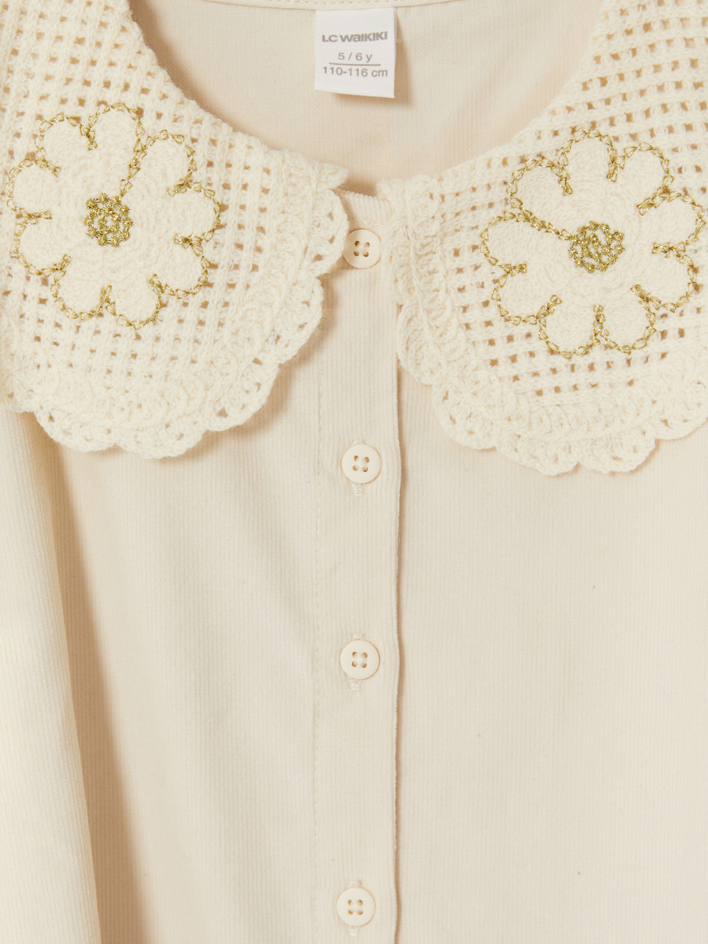 Girl Ecru Shirt-2