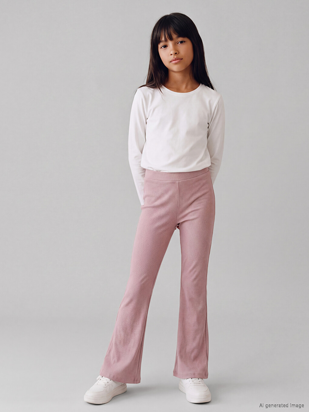 Girl Plum Leggings-1