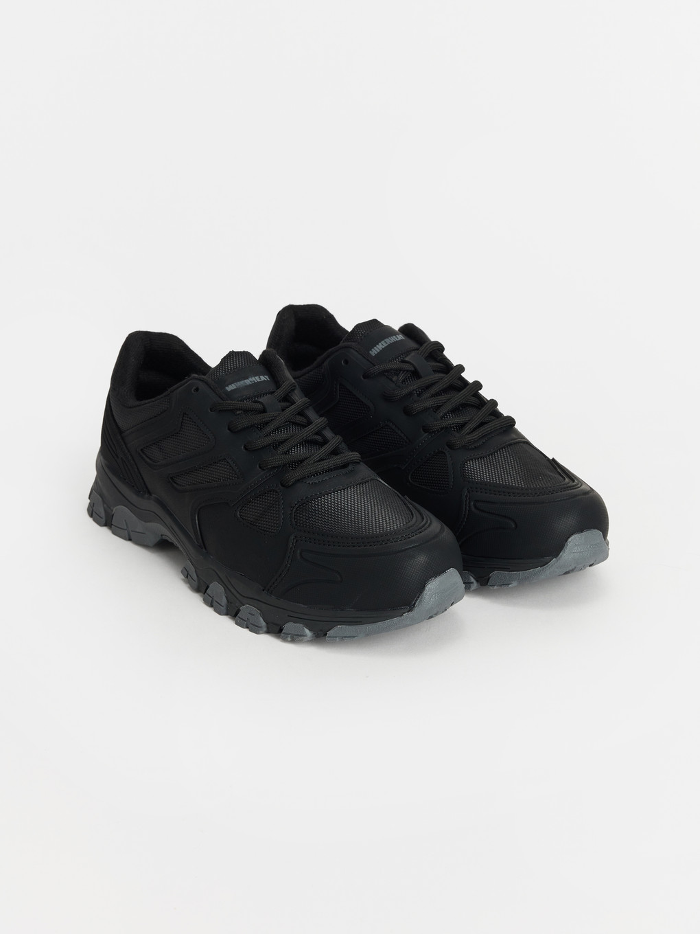 Man Black Trekking Shoes
