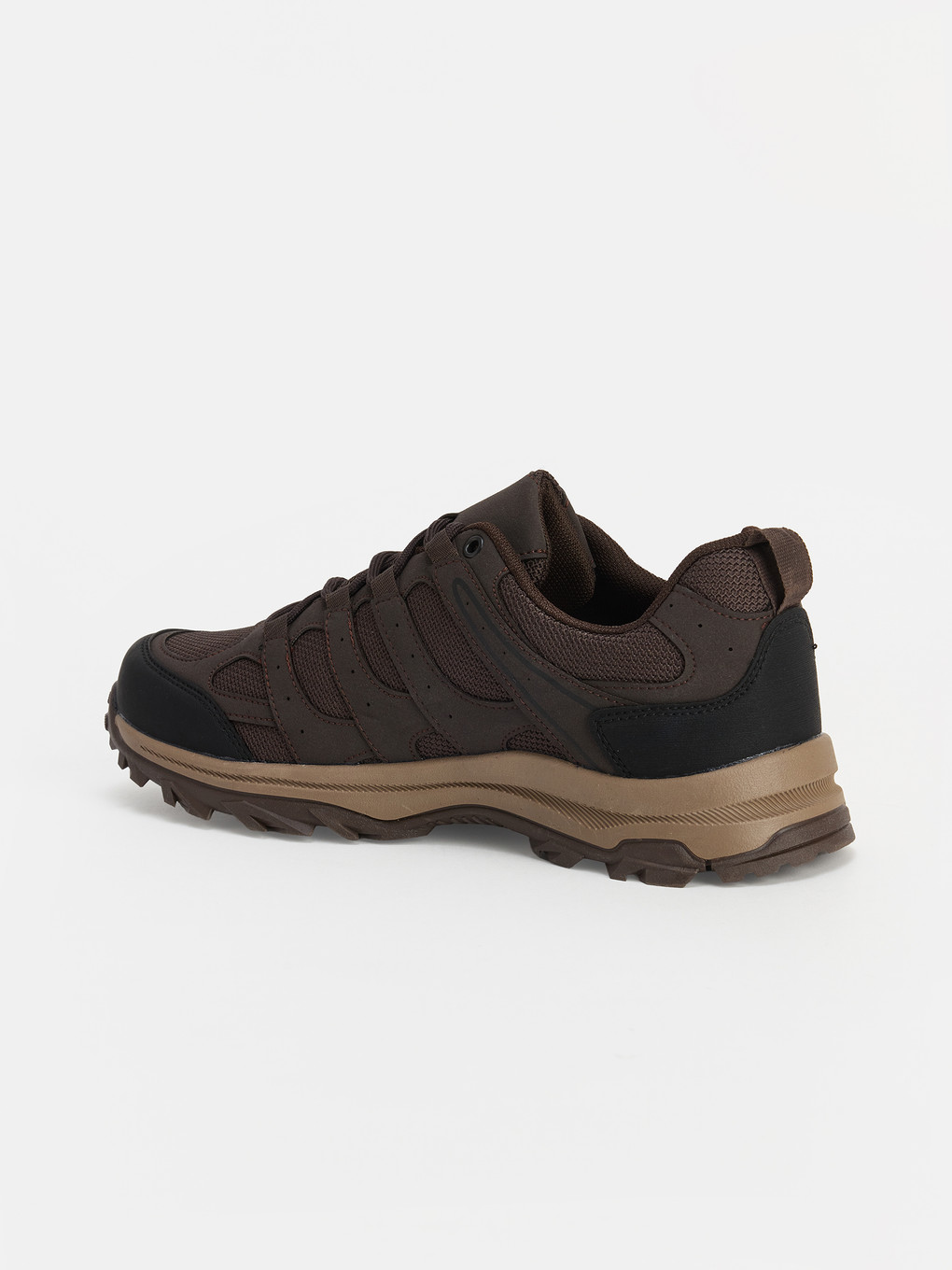 Man Brown Trekking Shoes-2