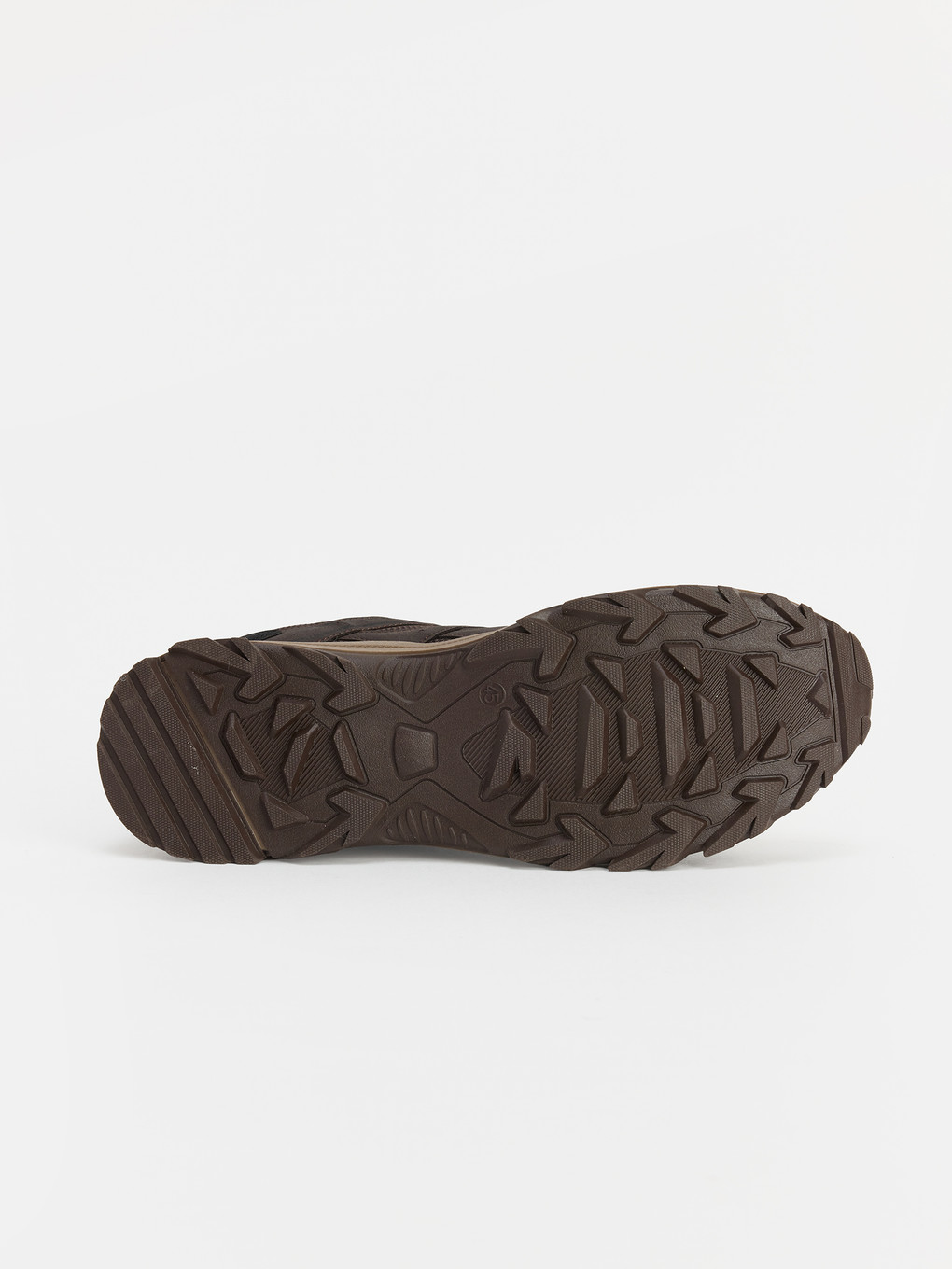 Man Brown Trekking Shoes-3