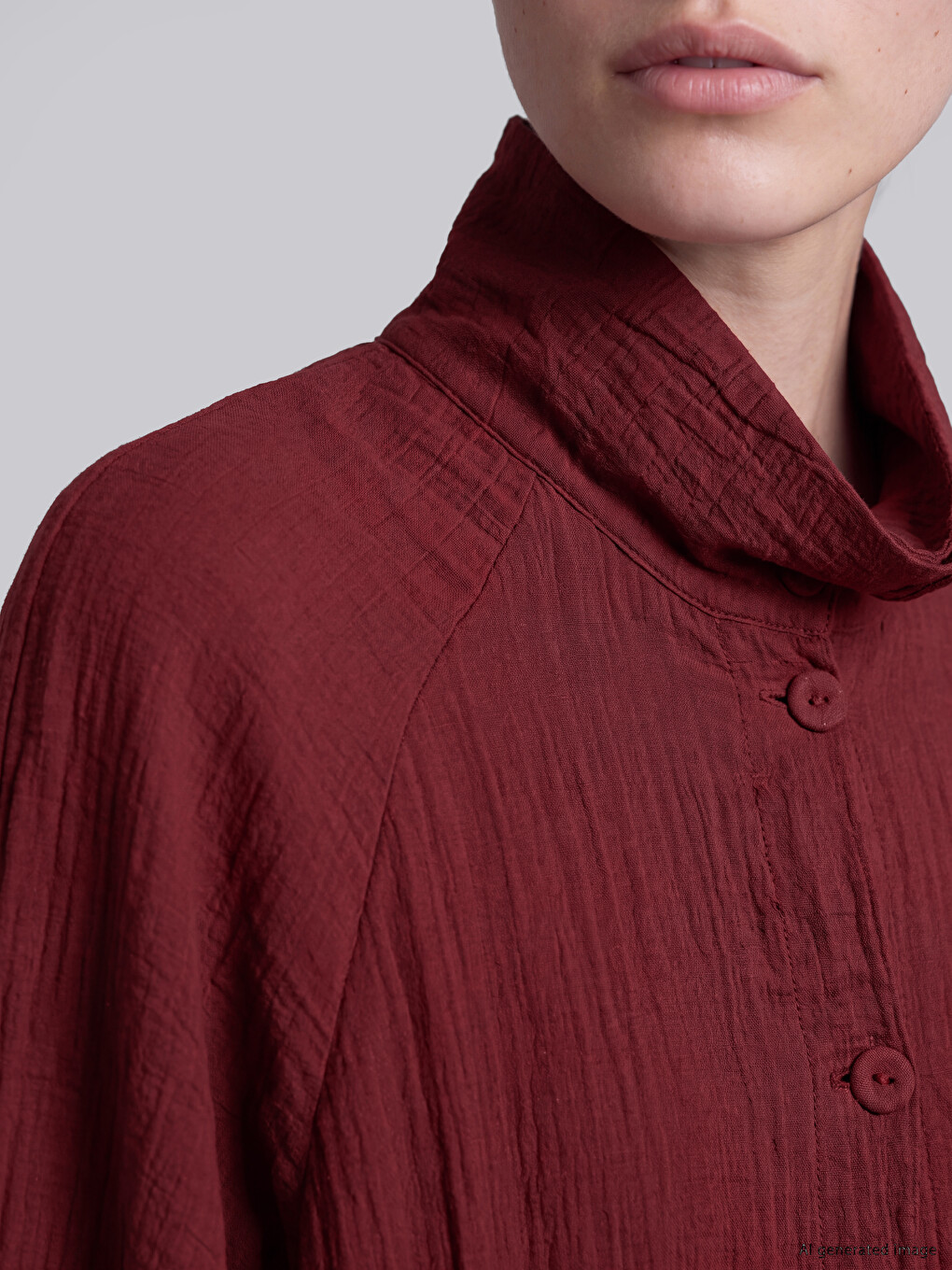 Mock Neck Women's Jacket-2