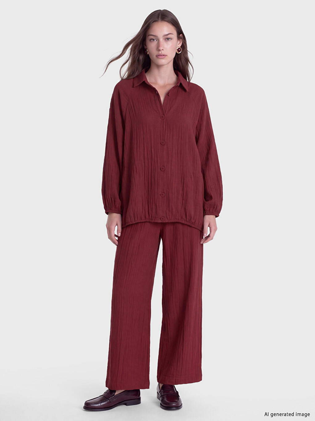 Mock Neck Women's Jacket-5