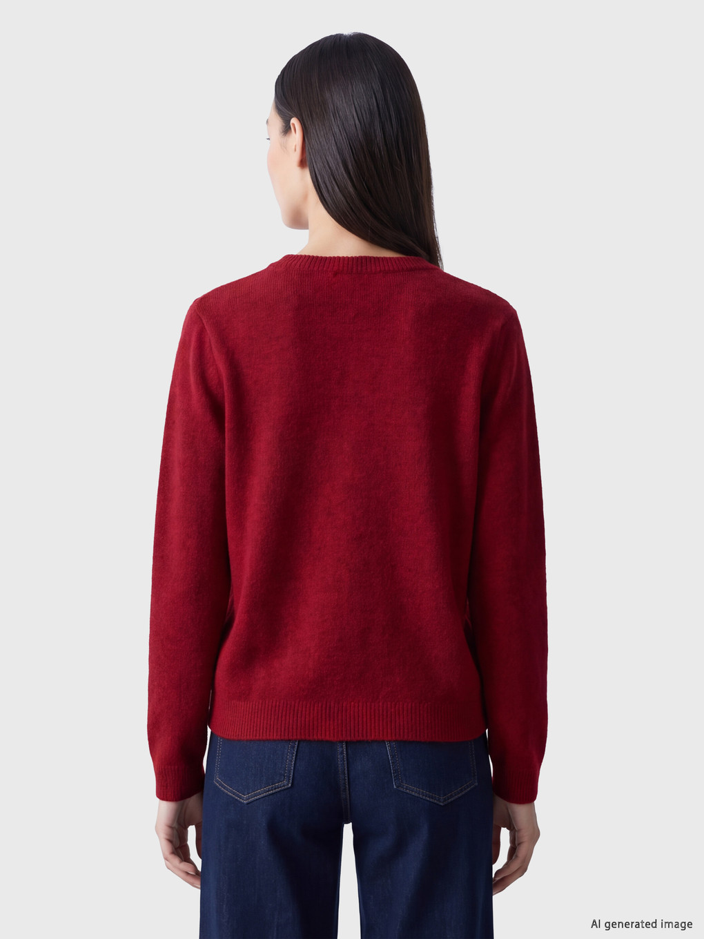 Crew Neck Women's Knitwear Cardigan-3