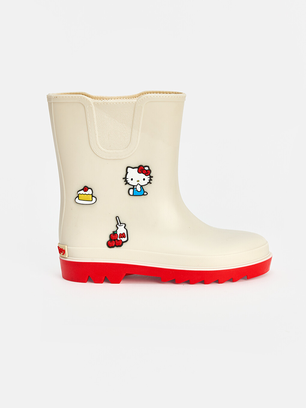 Ekru Hello Kitty Baskılı Kız Çocuk Bot-1
