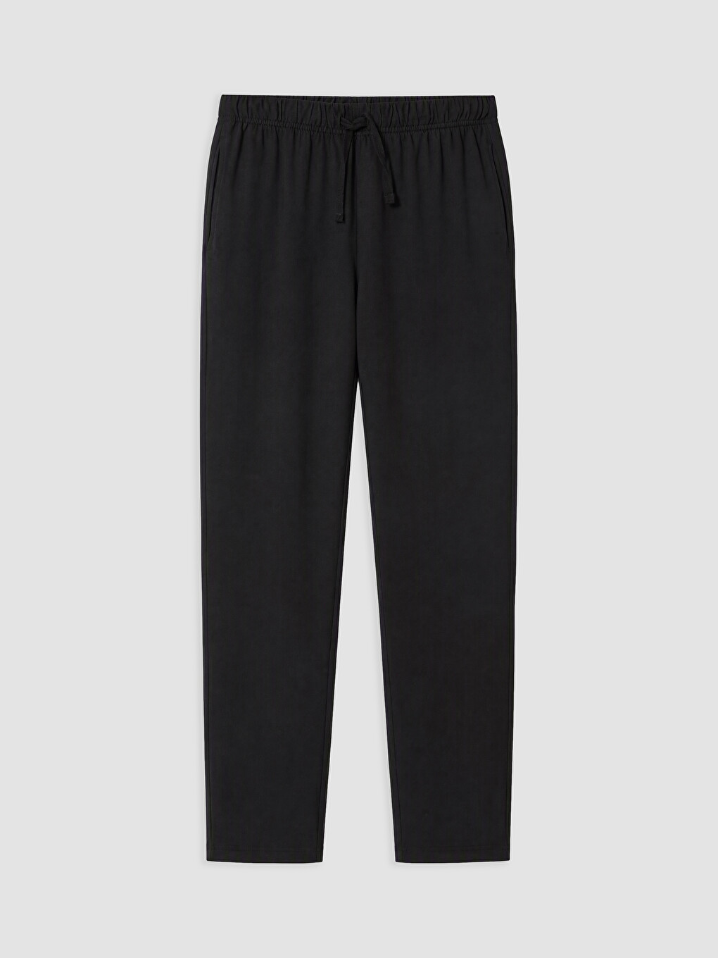 Siyah Regular Fit Erkek Pijama Altı