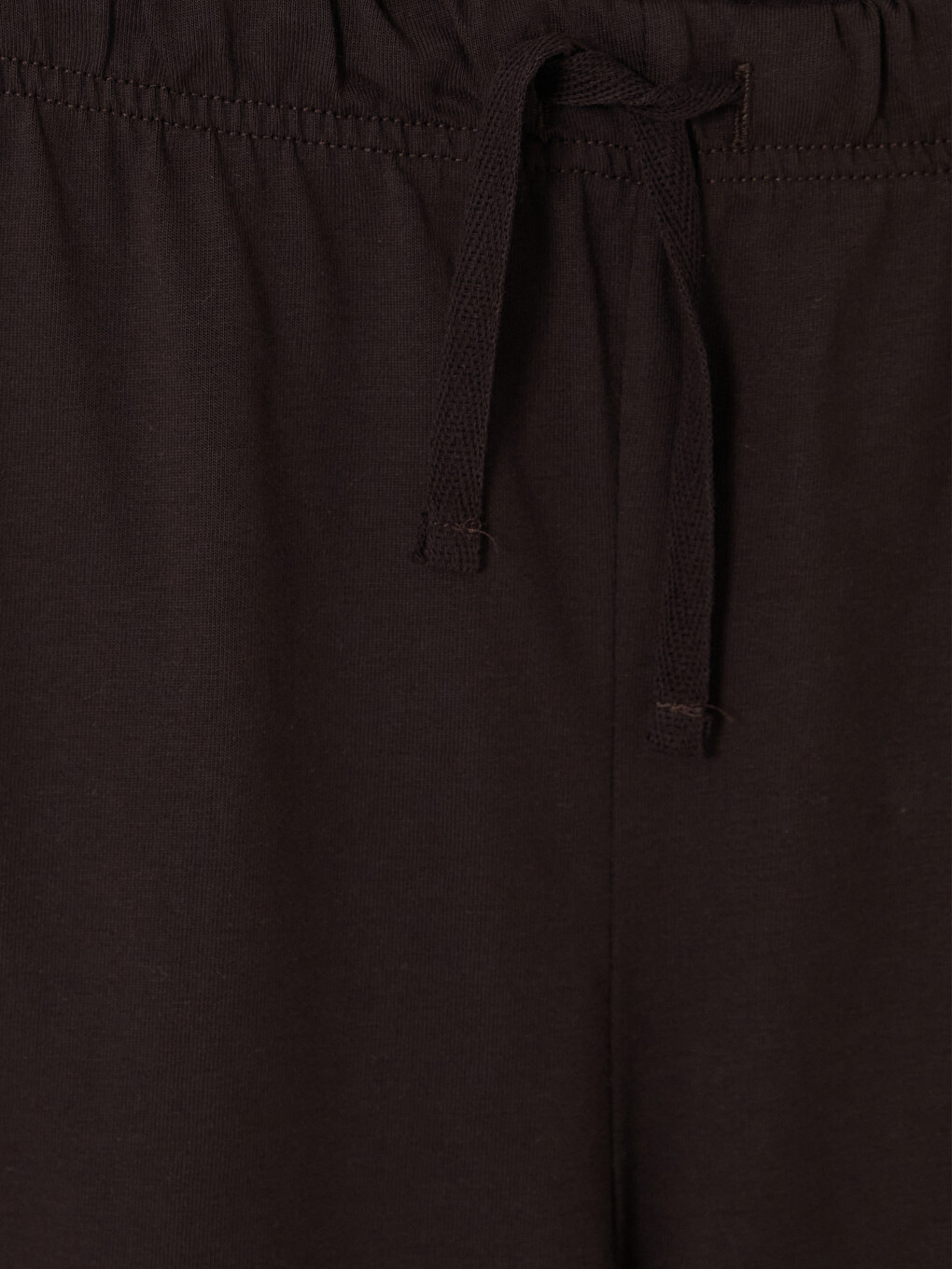 Kahverengi Büzgülü Belli Erkek Pijama Alt-1