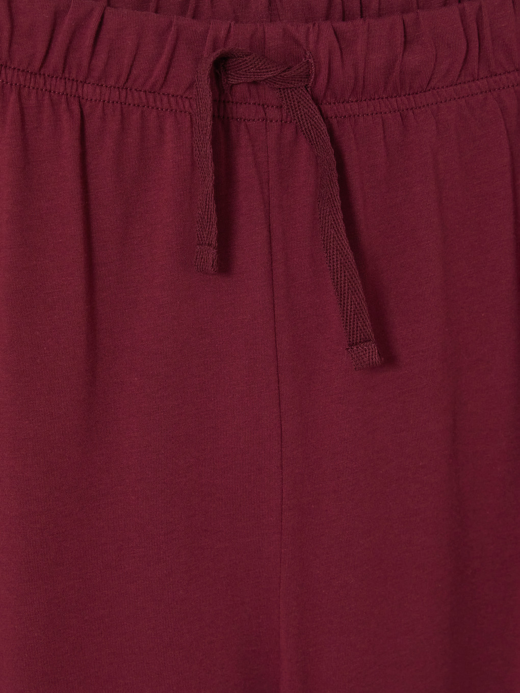 Bordo Regular Fit Erkek Pijama Alt-2