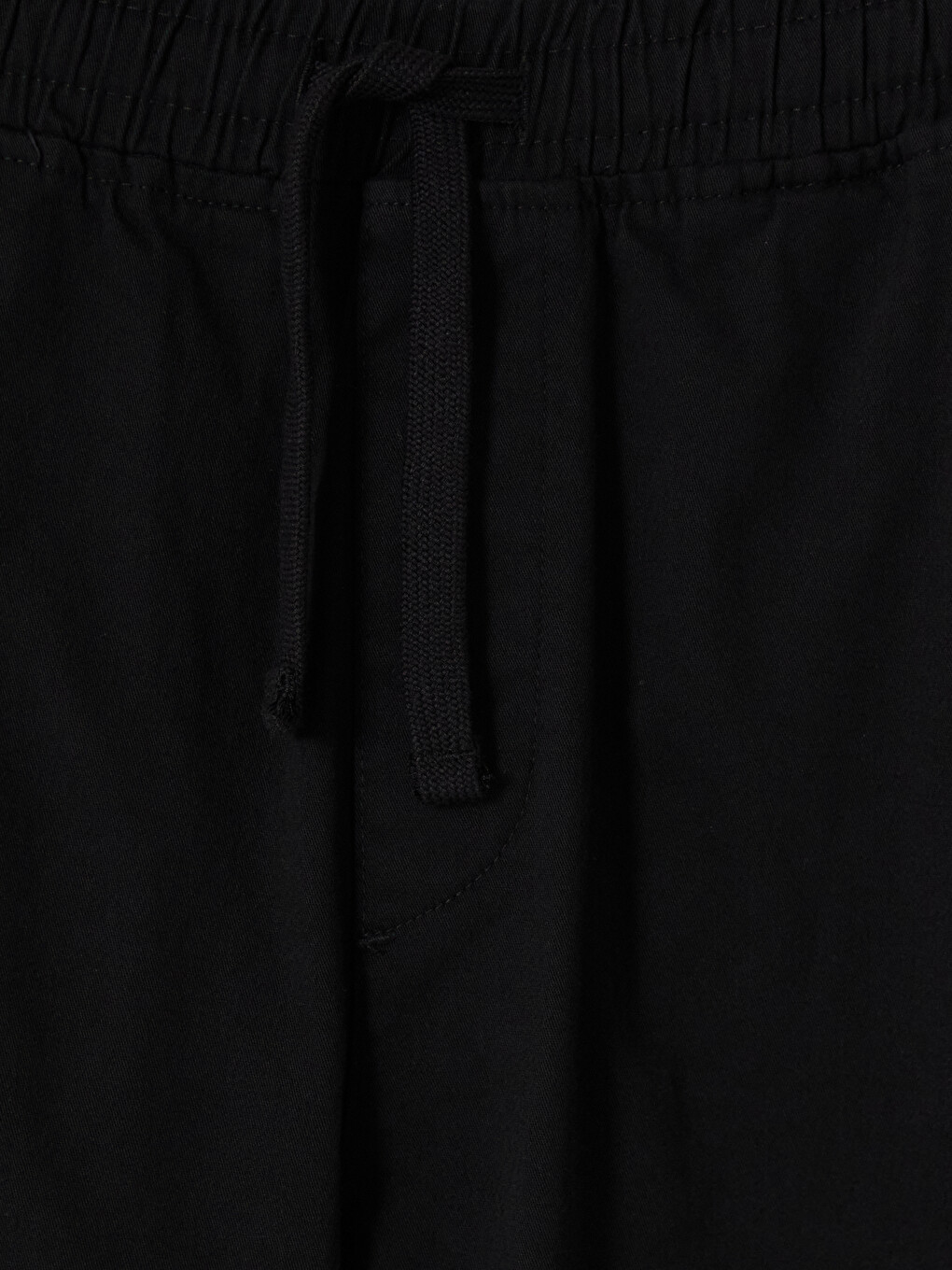 Siyah Relax Fit Erkek Pantolon-2