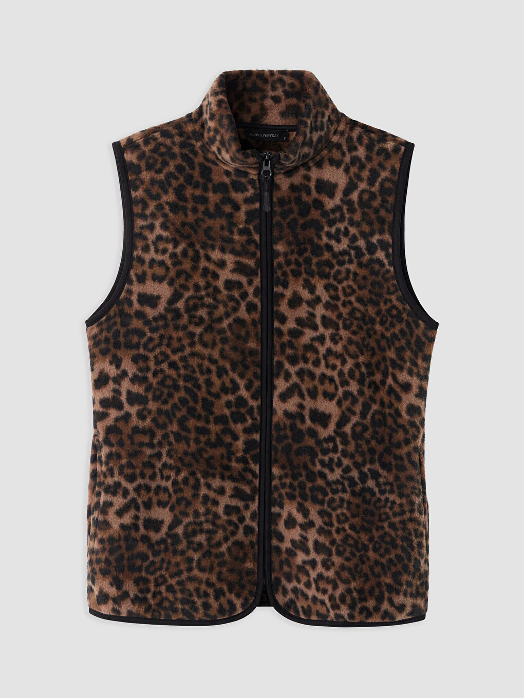 Woman Brown Knit Gilet