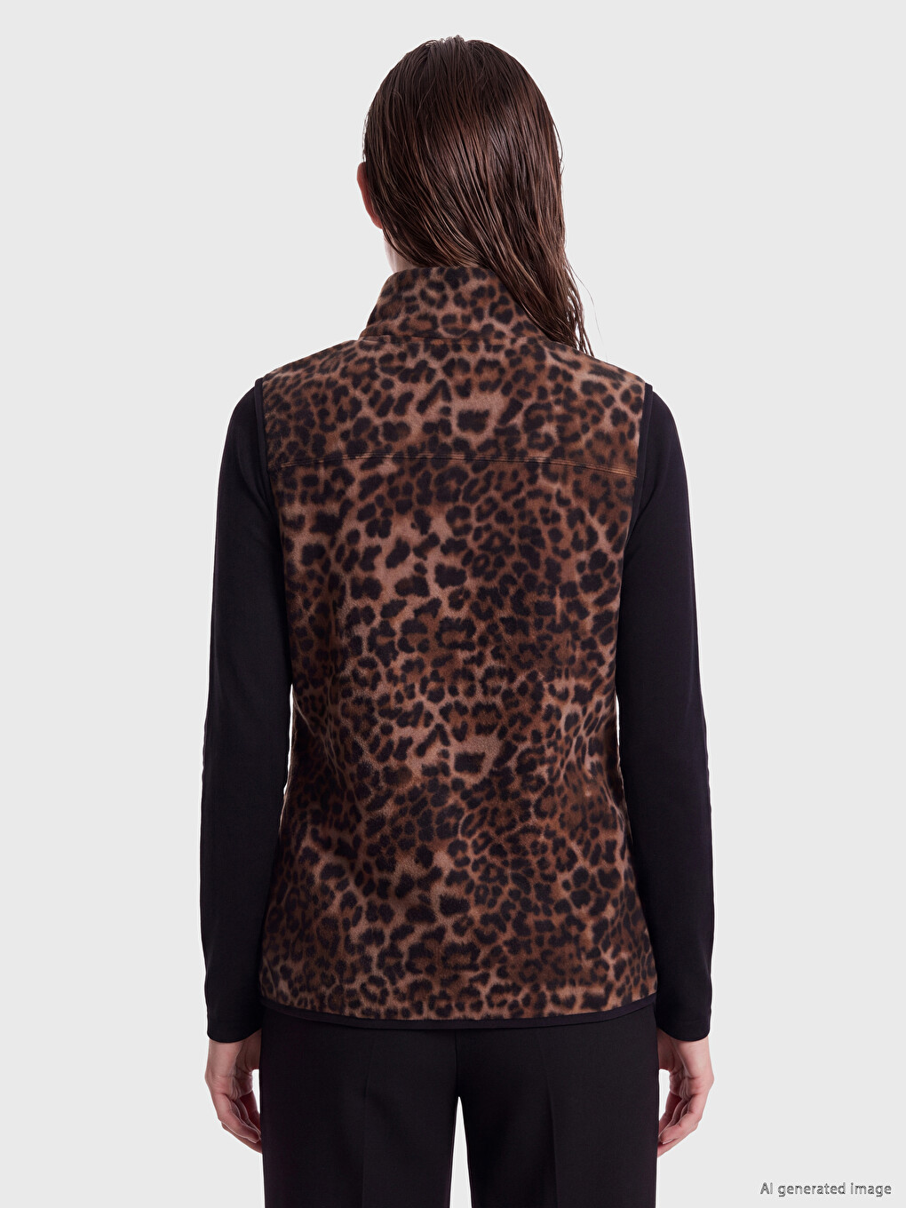 جيليه نساء من قطيفة بطبعة النمر-3
