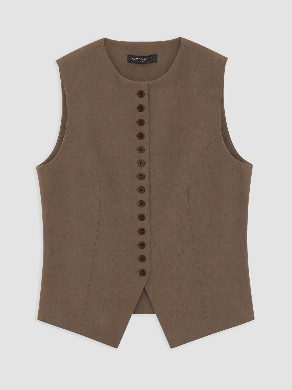 Woman Brown Waistcoat