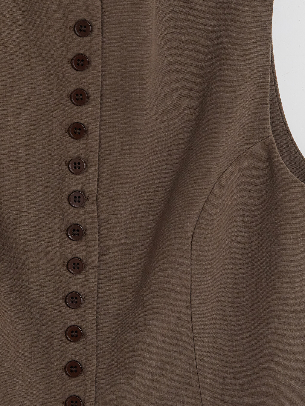 Woman Brown Waistcoat-2