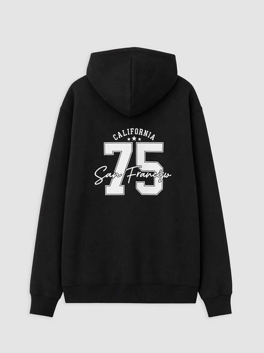 Girl Black Zip-up Sweatshirt-1