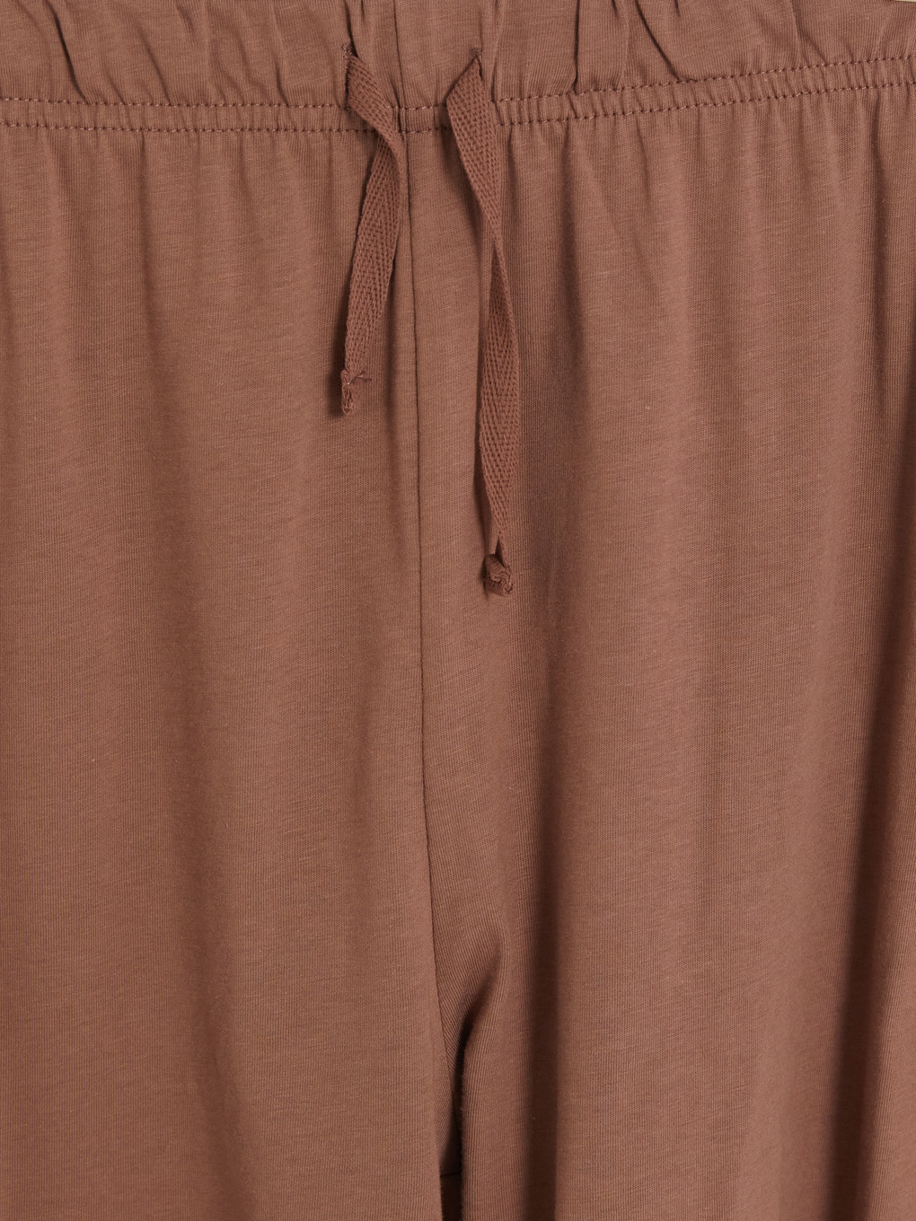 Ekru Regular Fit Erkek Pijama Takımı-6