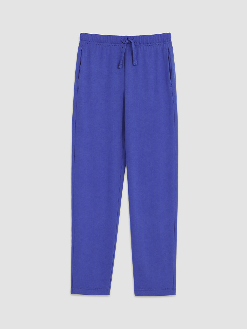 Beyaz Bisiklet Yaka Erkek Çocuk Pijama Takımı-4