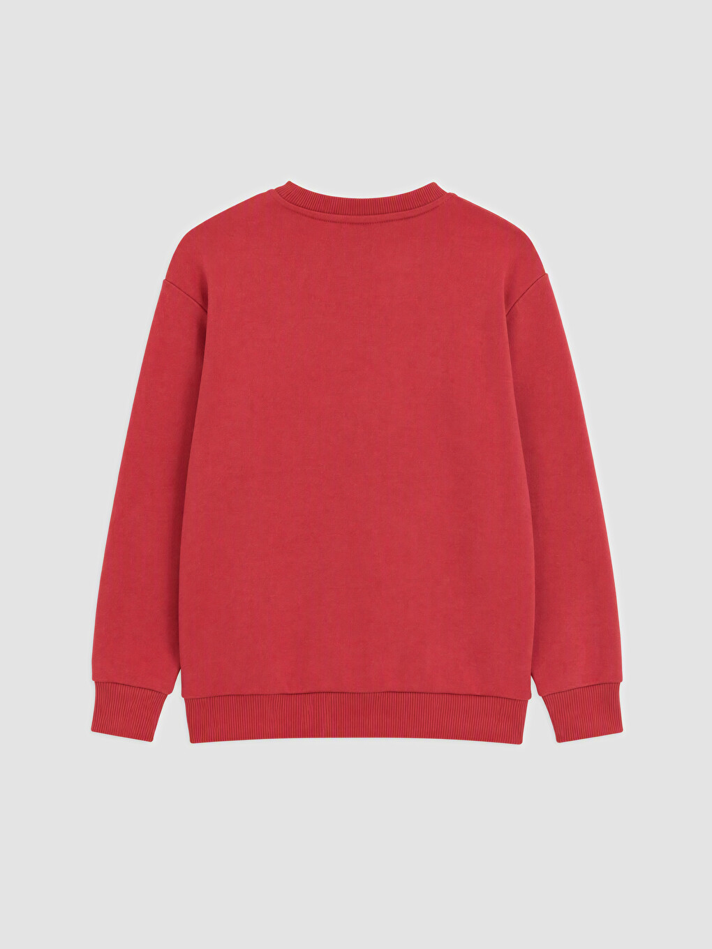 Pembe Baskılı Erkek Çocuk Sweatshirt-1