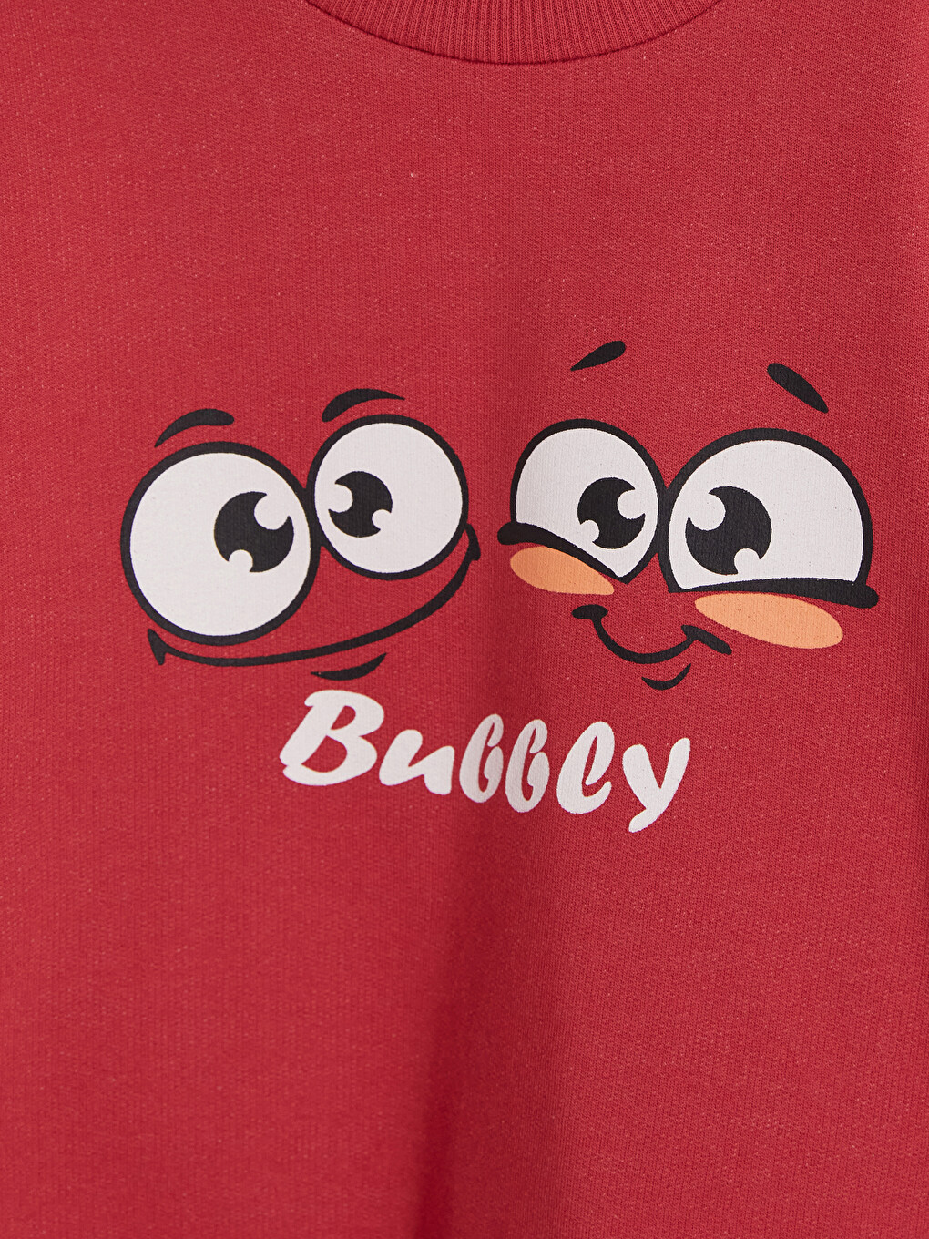 Pembe Baskılı Erkek Çocuk Sweatshirt-2