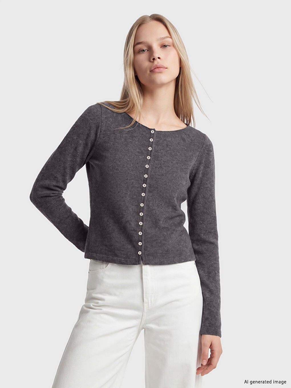Women's Basic Knitwear Cardigan