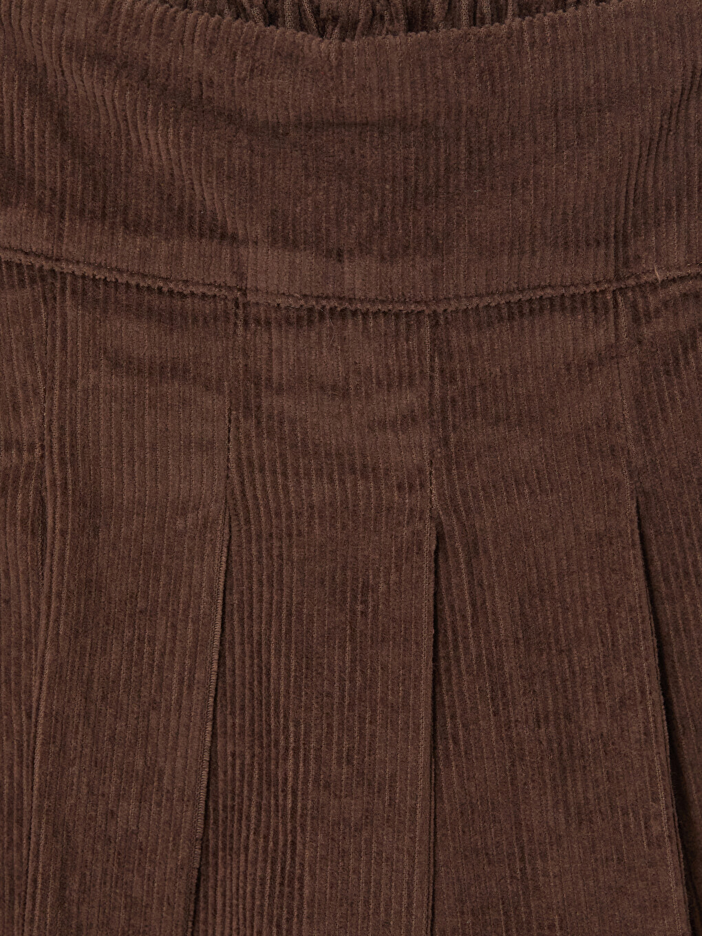 Girls' Pleated Velvet Skort-1