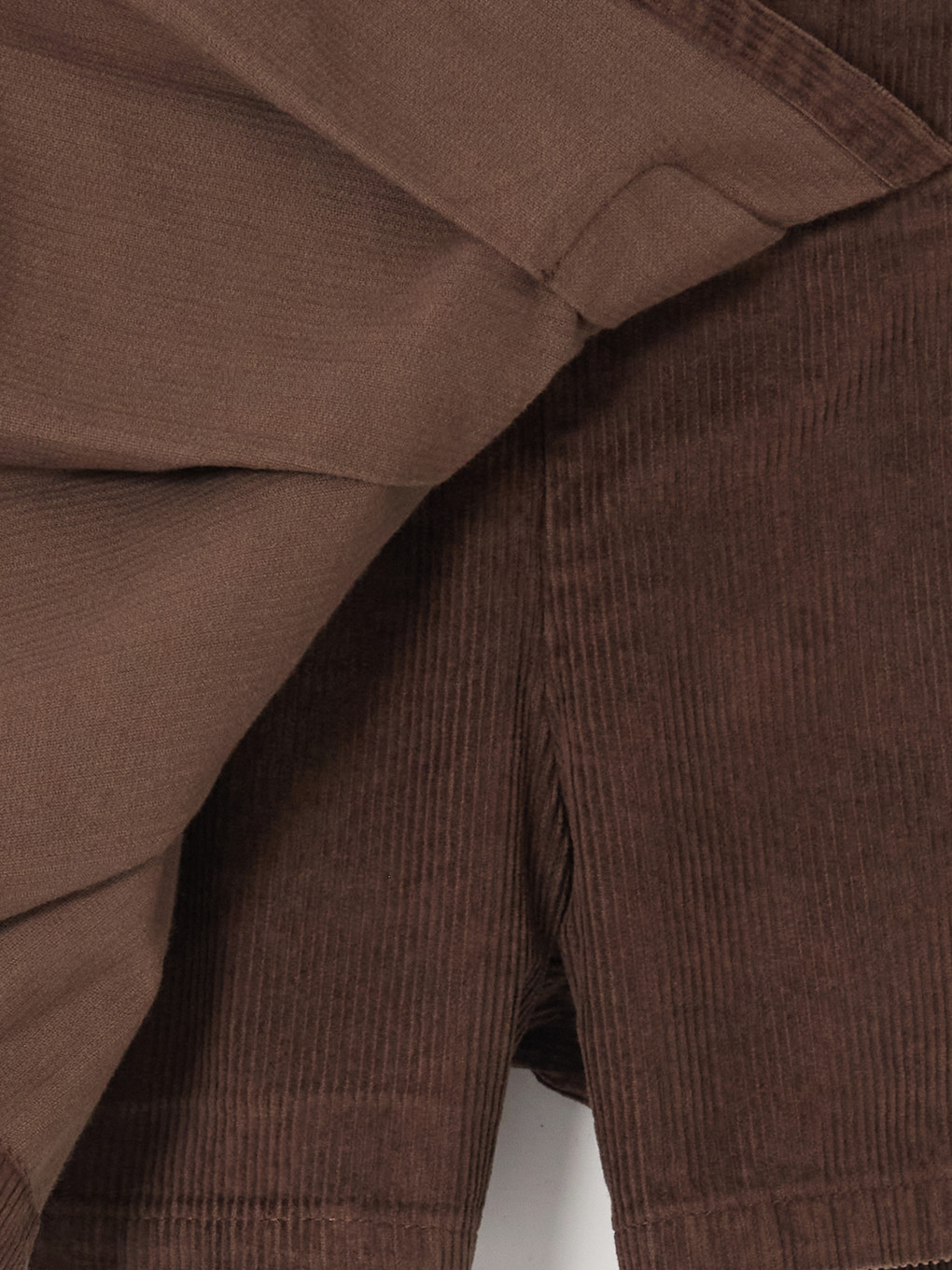 Girls' Pleated Velvet Skort-2