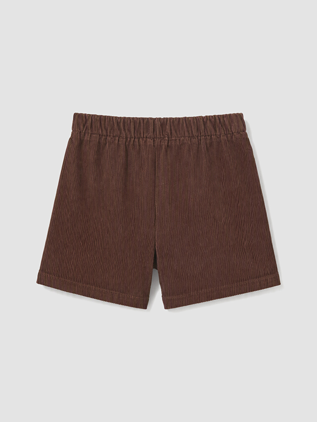 Girls' Pleated Velvet Skort-3