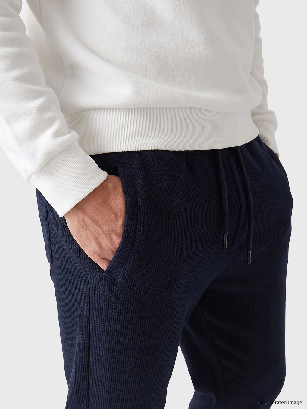 Lacivert Regular Fit Erkek Eşofman Altı-2