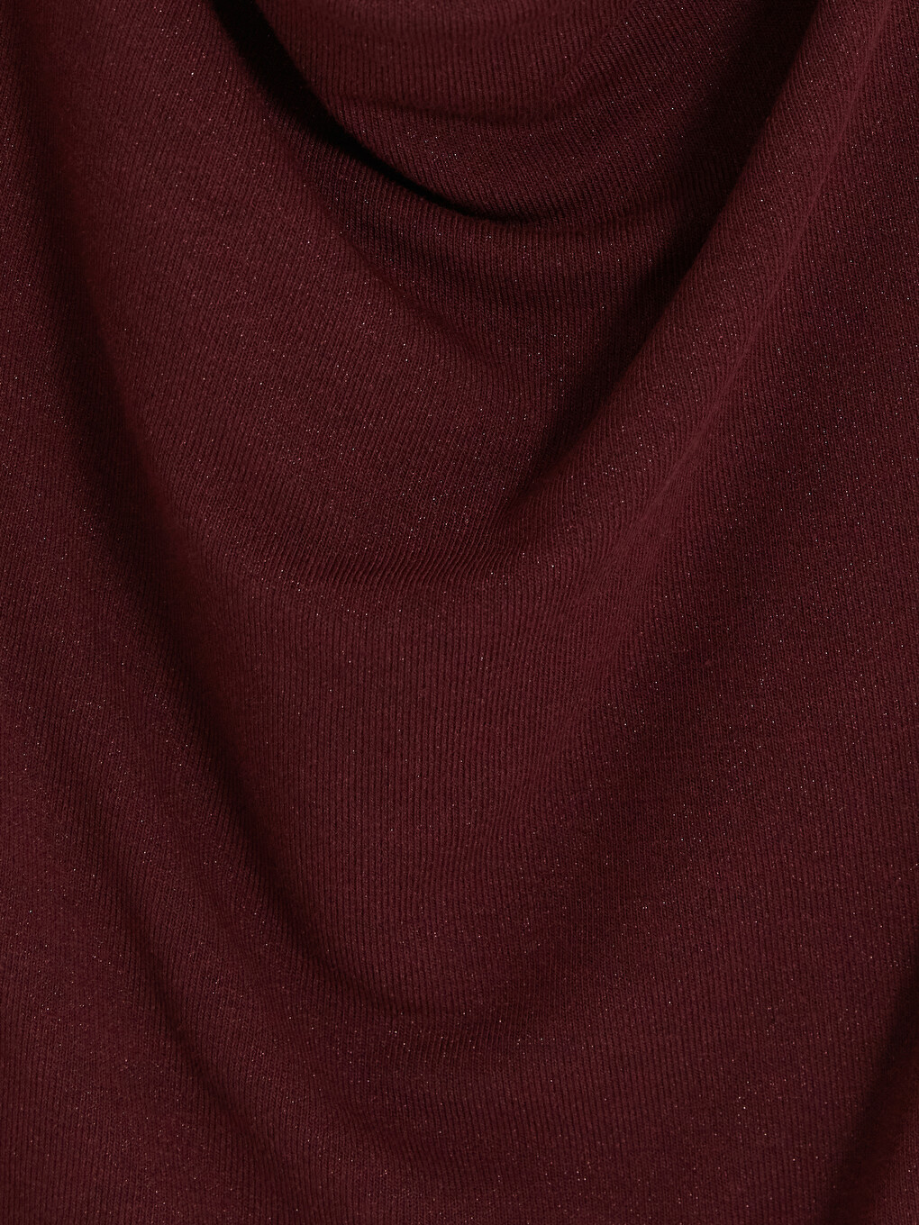 Mürdüm Dökümlü Yaka Bluz-5