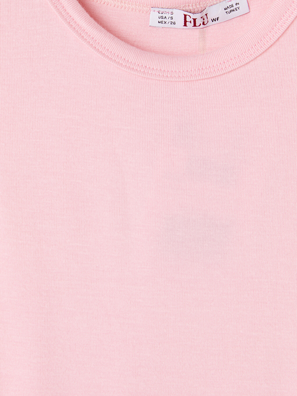Pembe Bisiklet Yaka Kadın Atlet-6