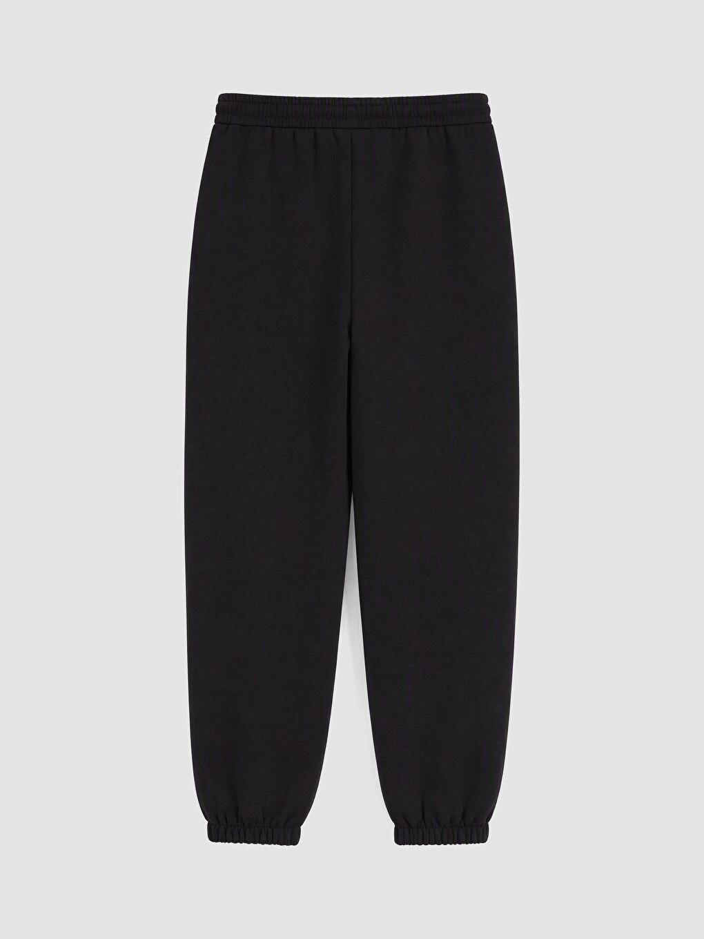 Siyah Soft Touch Kadın Jogger Eşofman Altı-2