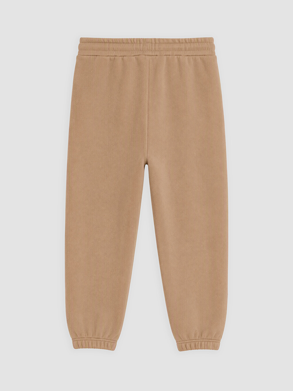 Boy Beige Jogger Sweatpants-1