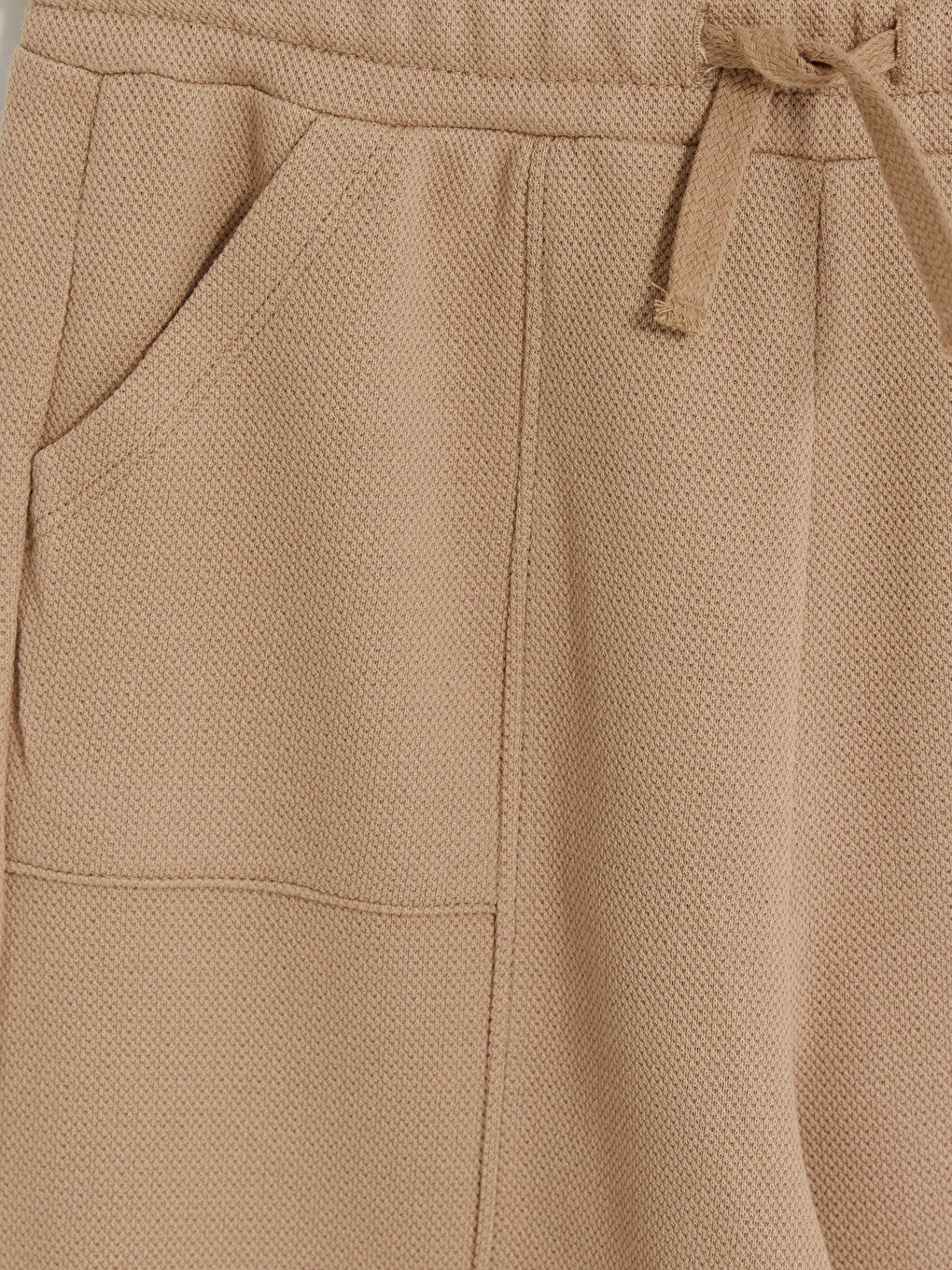 Boy Beige Jogger Sweatpants-2