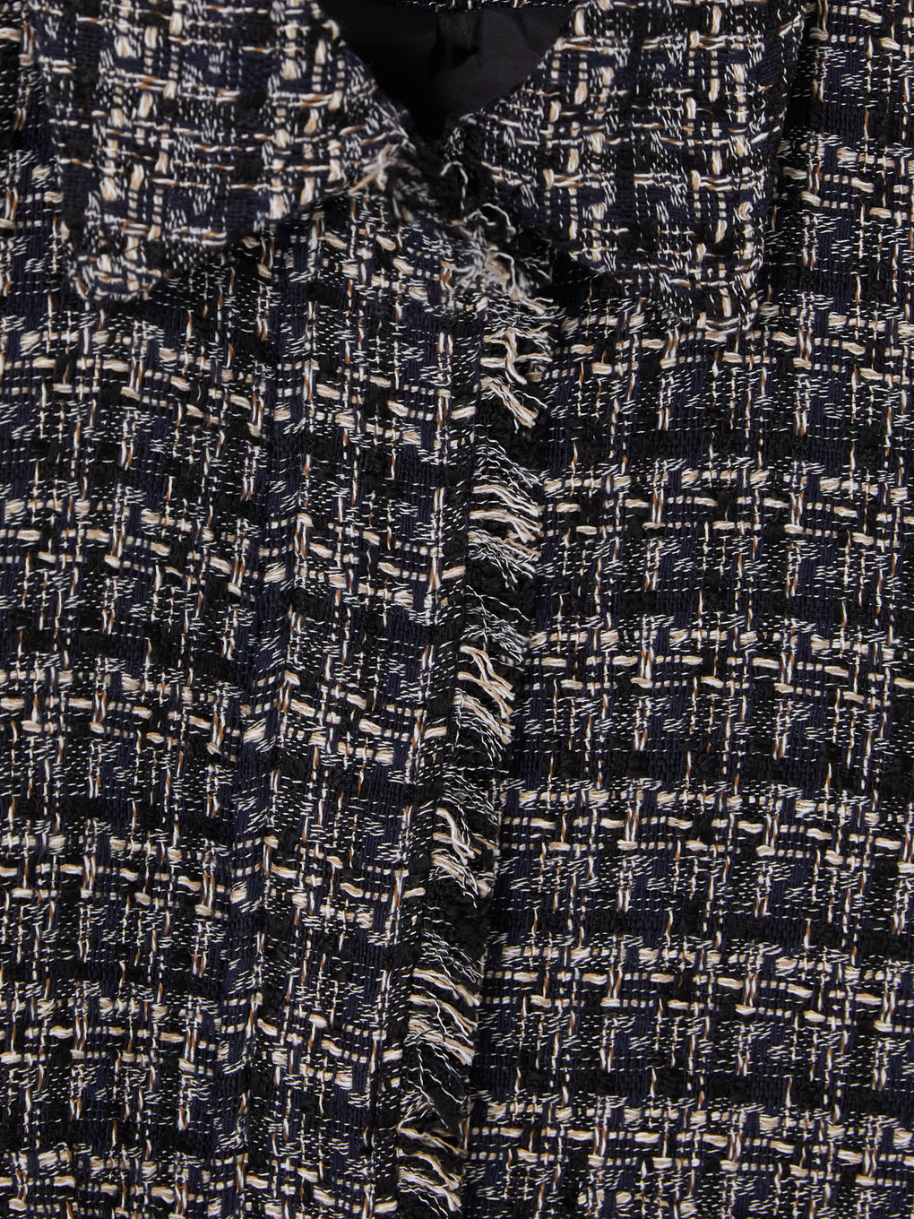 Plaid Women's Tweed Jacket-2
