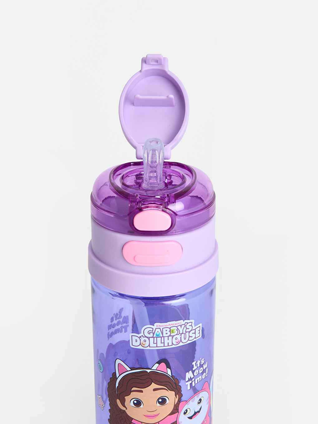 Karışık Gabbys Dollhouse Baskılı Kız Çocuk Suluk Matara-2