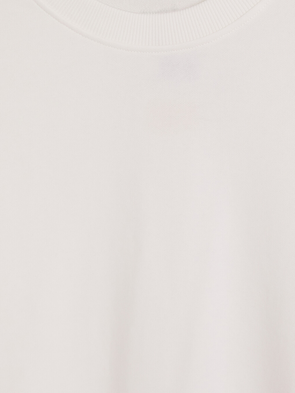 Ekru Bisiklet Yaka Erkek Sweatshirt-2