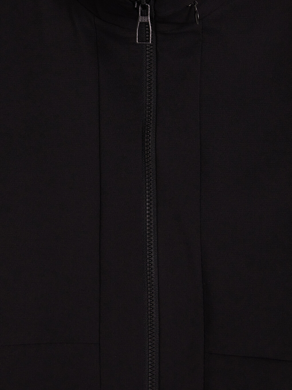 Siyah Regular Fit Dik Yaka Erkek Ceket-4