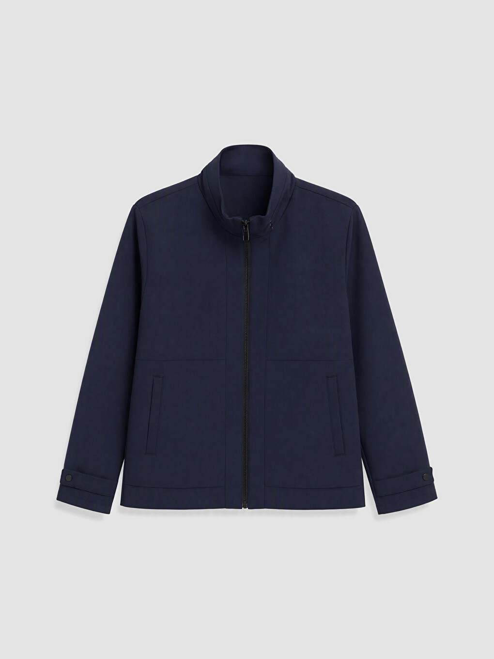 Lacivert Regular Fit Dik Yaka Erkek Ceket-3