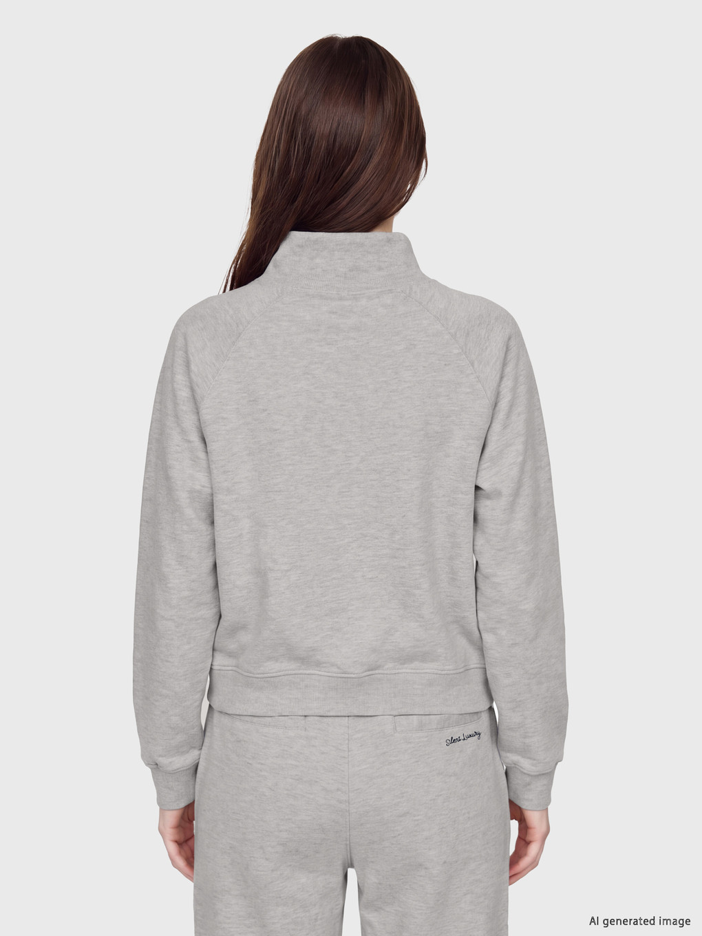 Embroidered Oversize Women's Sweatshirt-3