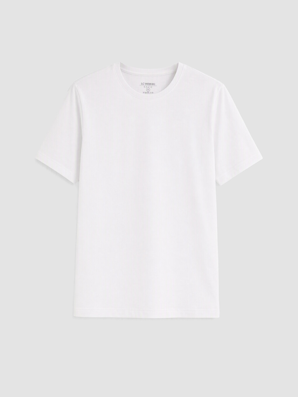Siyah Regular Fit İnce Kumaş Tişört /03-4
