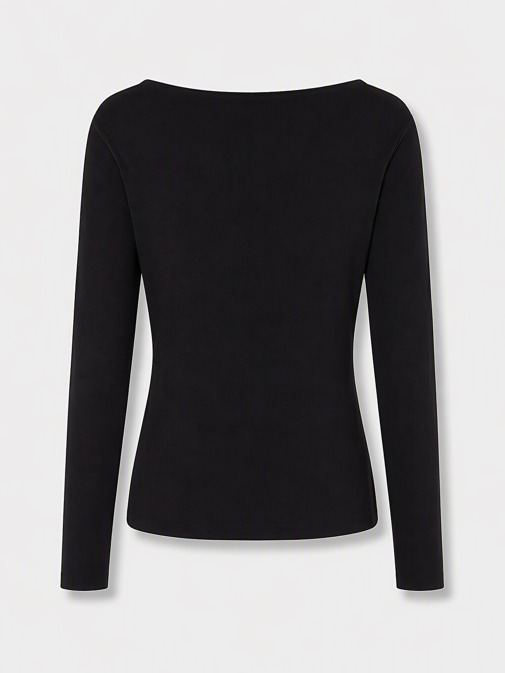 Slash Neck Ruched Blouse-1