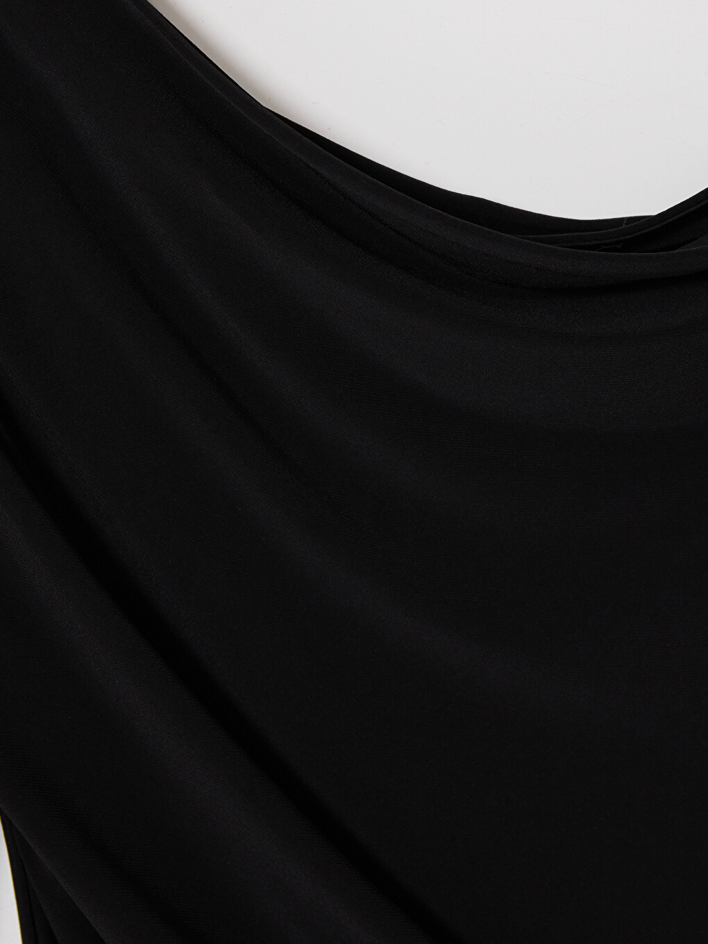 Slash Neck Ruched Blouse-2