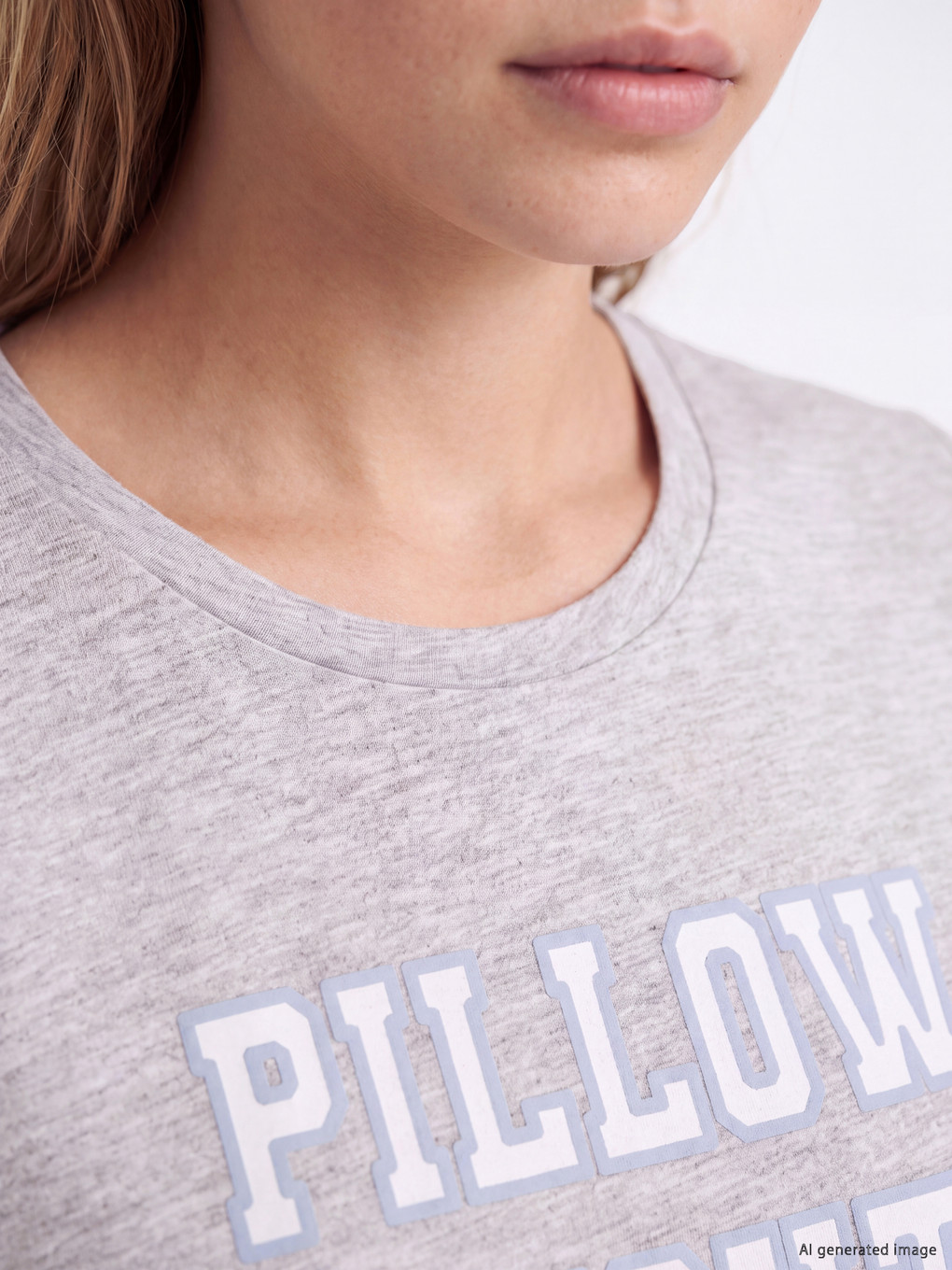 Crew Neck Printed Women's Pyjamas Set-2