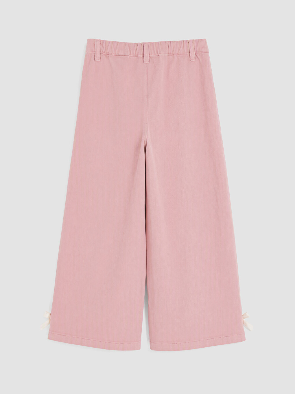 Bow Detailed Girls' Trousers-3