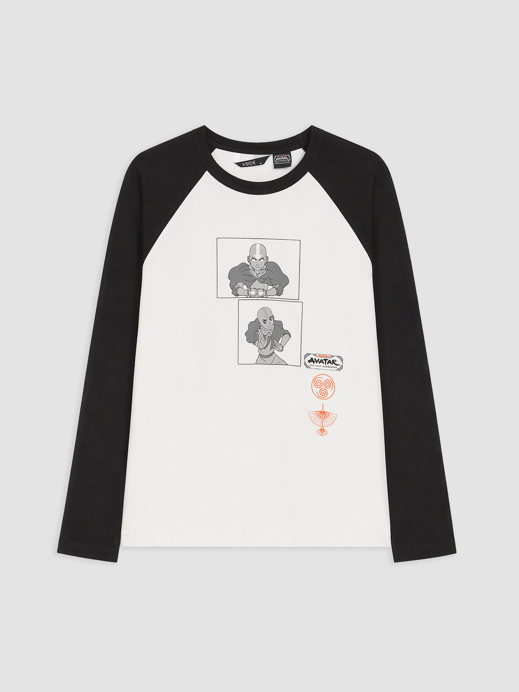 Ekru Bisiklet Yaka Avatar Baskılı Sweatshirt-4