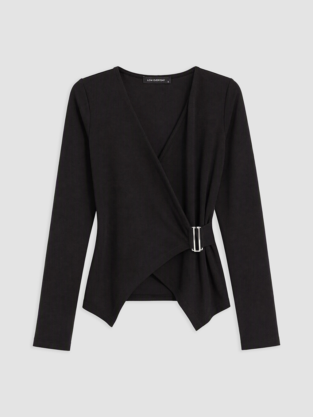 Woman Black Blouse