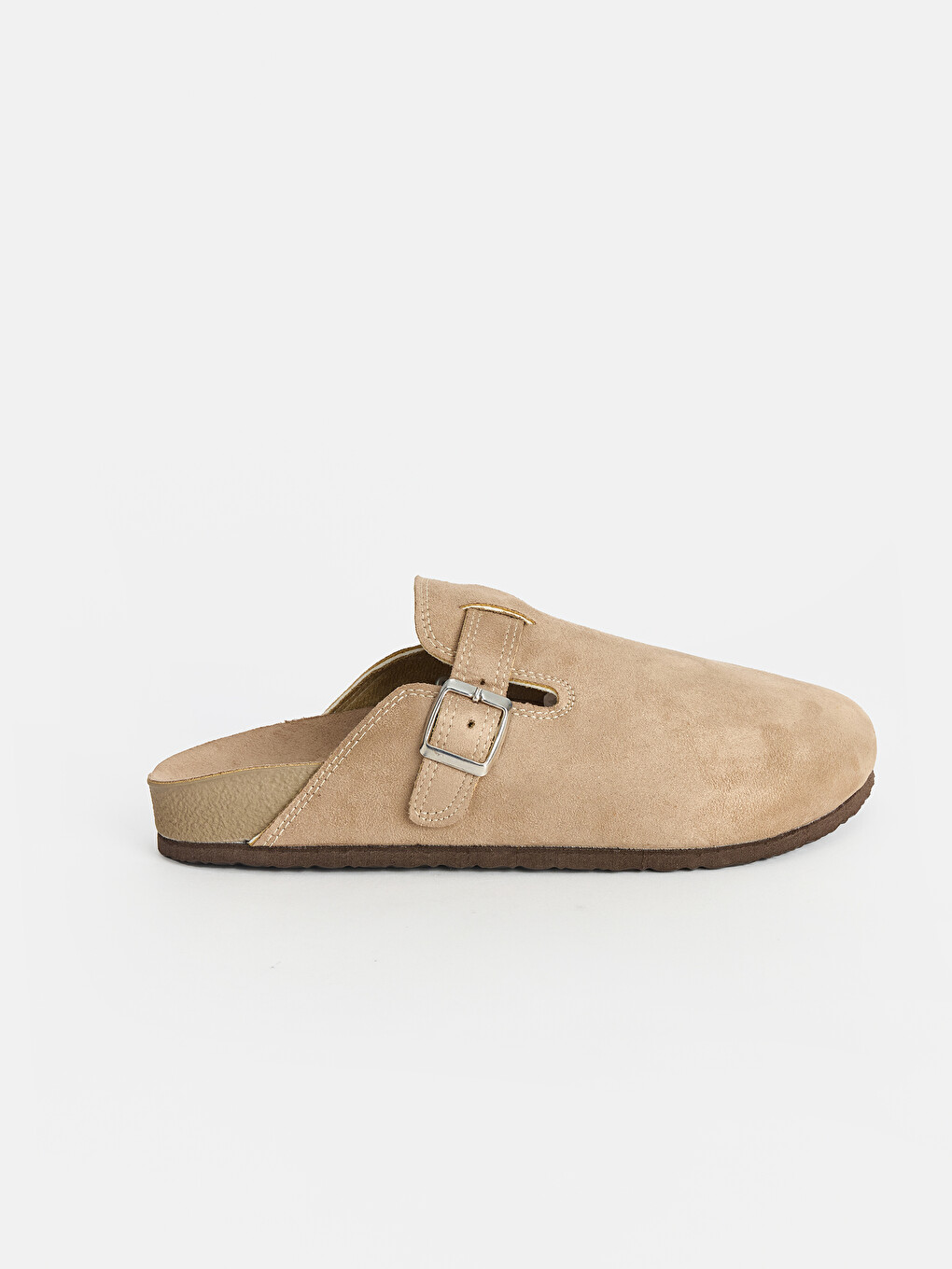 Woman Beige Home Slippers-1