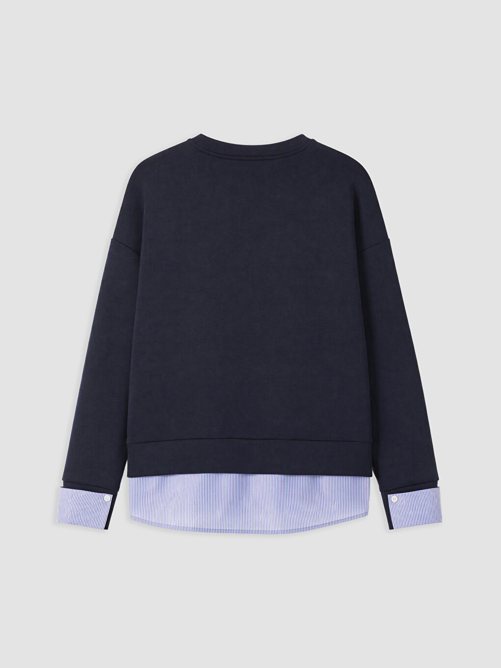 Woman Navy Sweatshirt-1