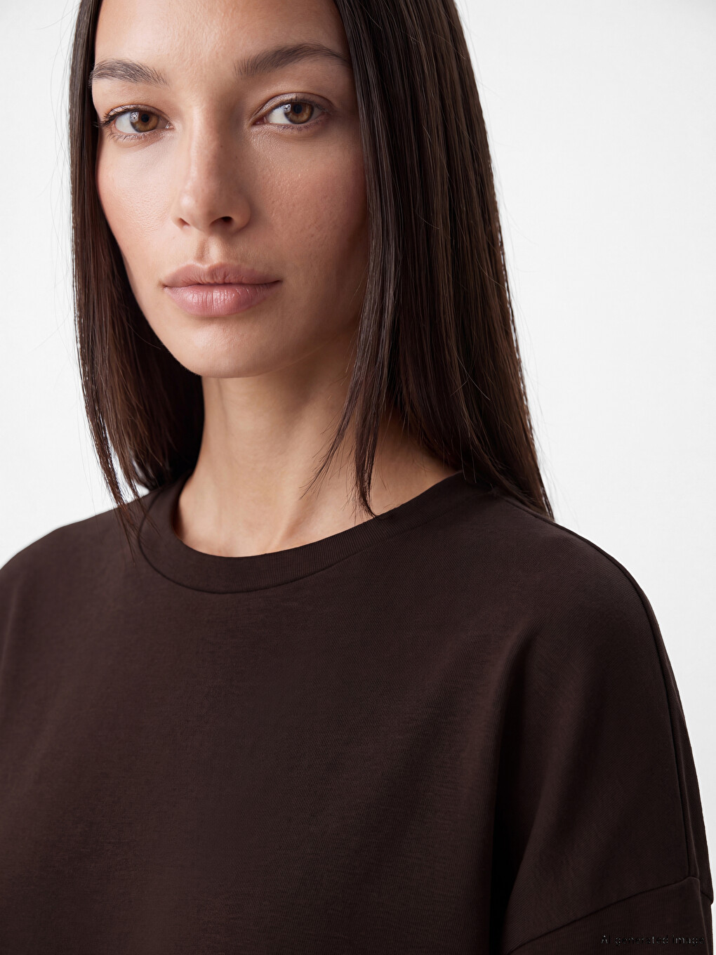 Woman Brown Sweatshirt-2