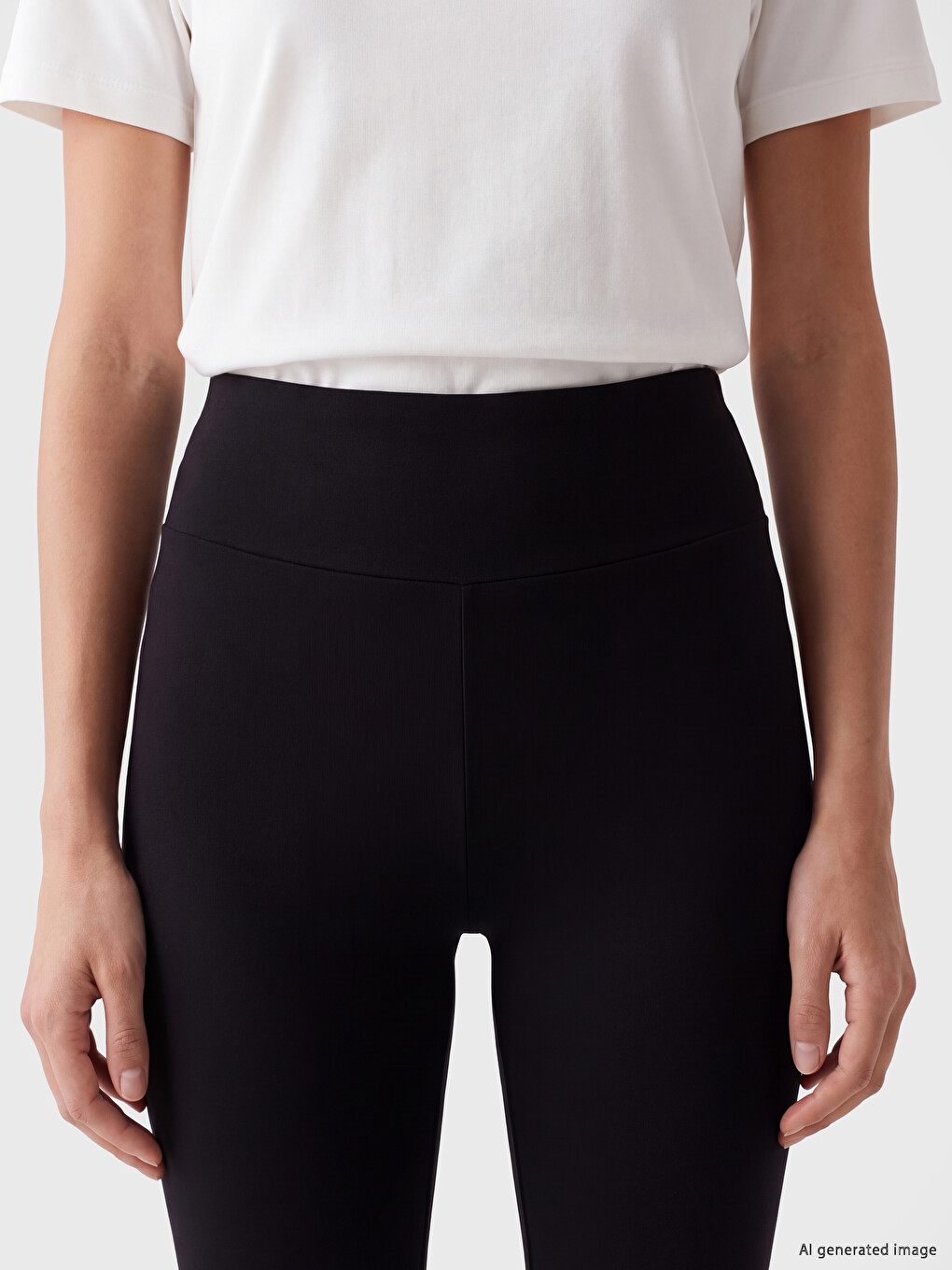 Elastic Waist Women's Leggings-2