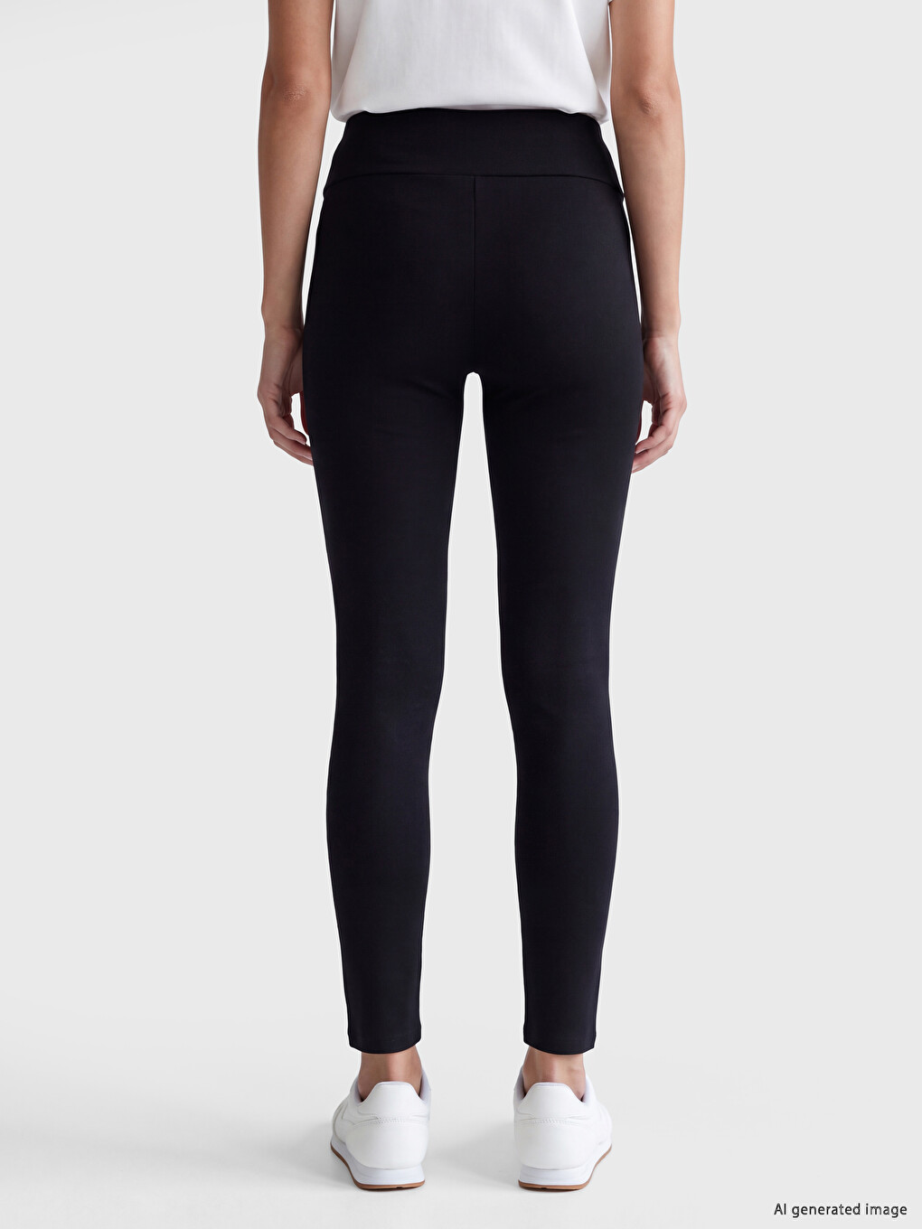 Elastic Waist Women's Leggings-3